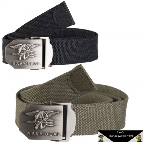 US Navy Seals Gürtel Hosengürtel Textil Koppel Feldkoppel Belt Buckle Outdoor